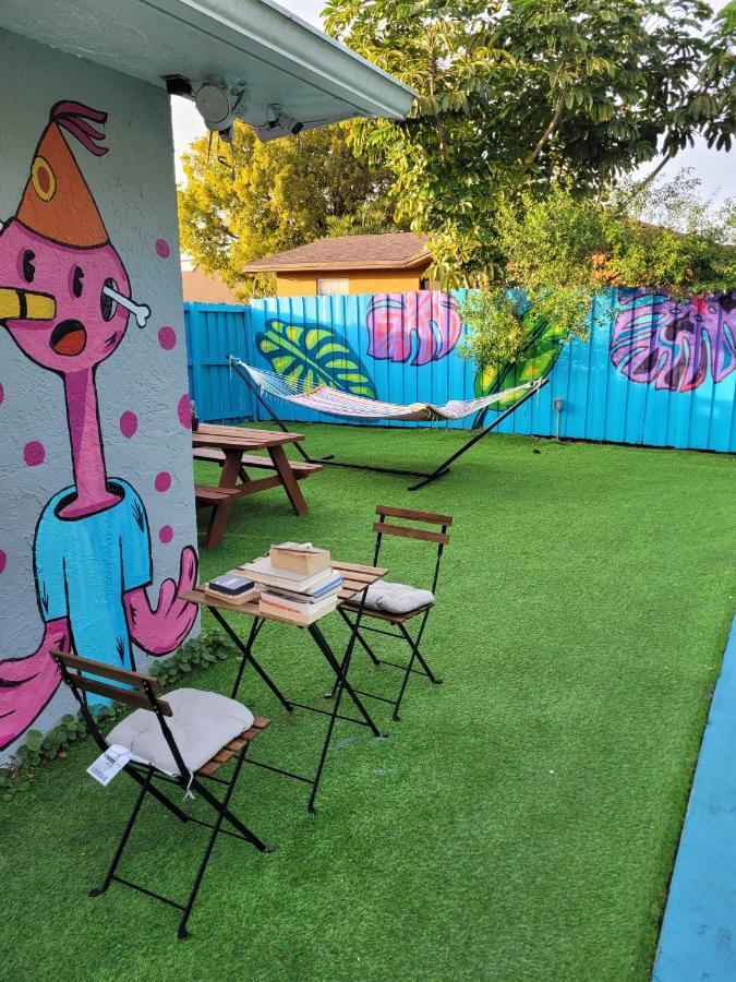 Art Graffiti Vandrehjem Miami Eksteriør billede