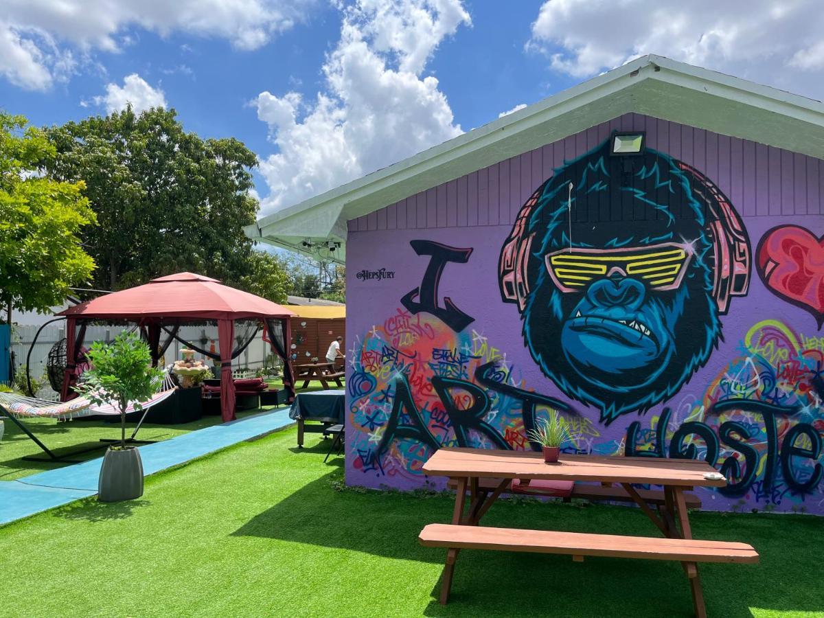 Art Graffiti Vandrehjem Miami Eksteriør billede