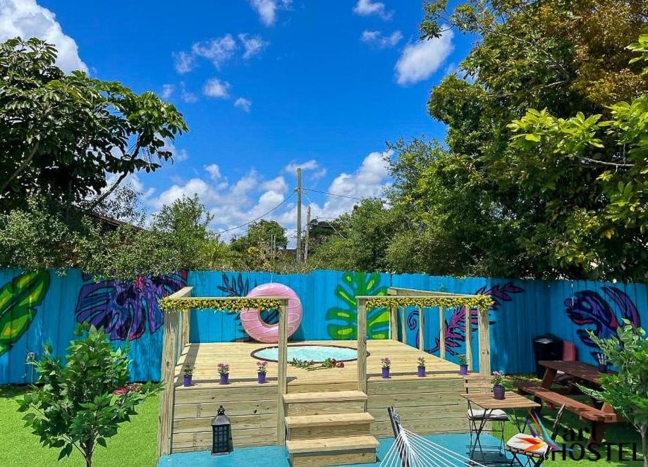 Art Graffiti Vandrehjem Miami Eksteriør billede